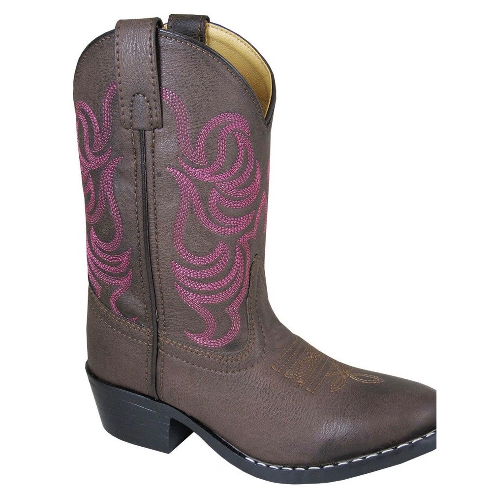 SMOKY MOUNTAIN GIRLS'‎ MONTEREY WESTERN BOOTS - ROUND TOE Size 2.5